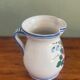 Signed hand made jar with floral motiv Country Side