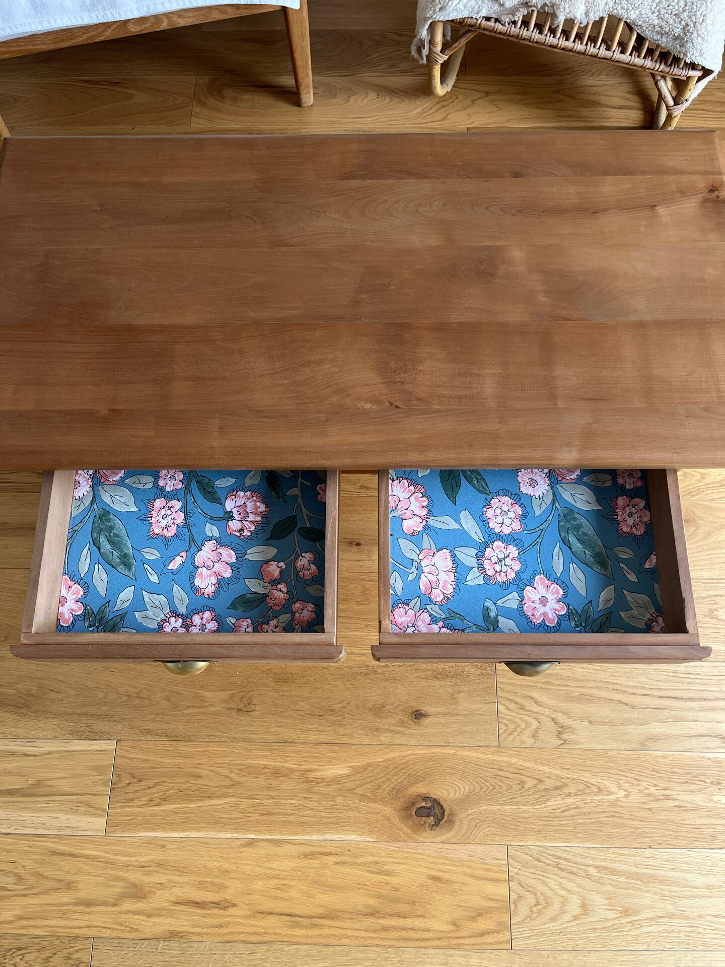 Table basse rénovée
