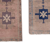 Small Distressed Turkish Rugs, 1970s, Set of 2 46 x 98 - 45 x 87 cm