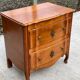 Commode de style mix Louis XV Louis Philippe noyer massif queue d'aronde