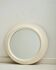 Round space age mirror in lacquered wood, Italy, 1970-1980