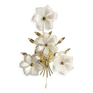 Applique fleurs en verre - murano