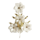 Murano glass flower wall light, Italy 1970