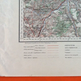 Châteauroux (Indre) Old Geographical Map drawn up, engraved, published...