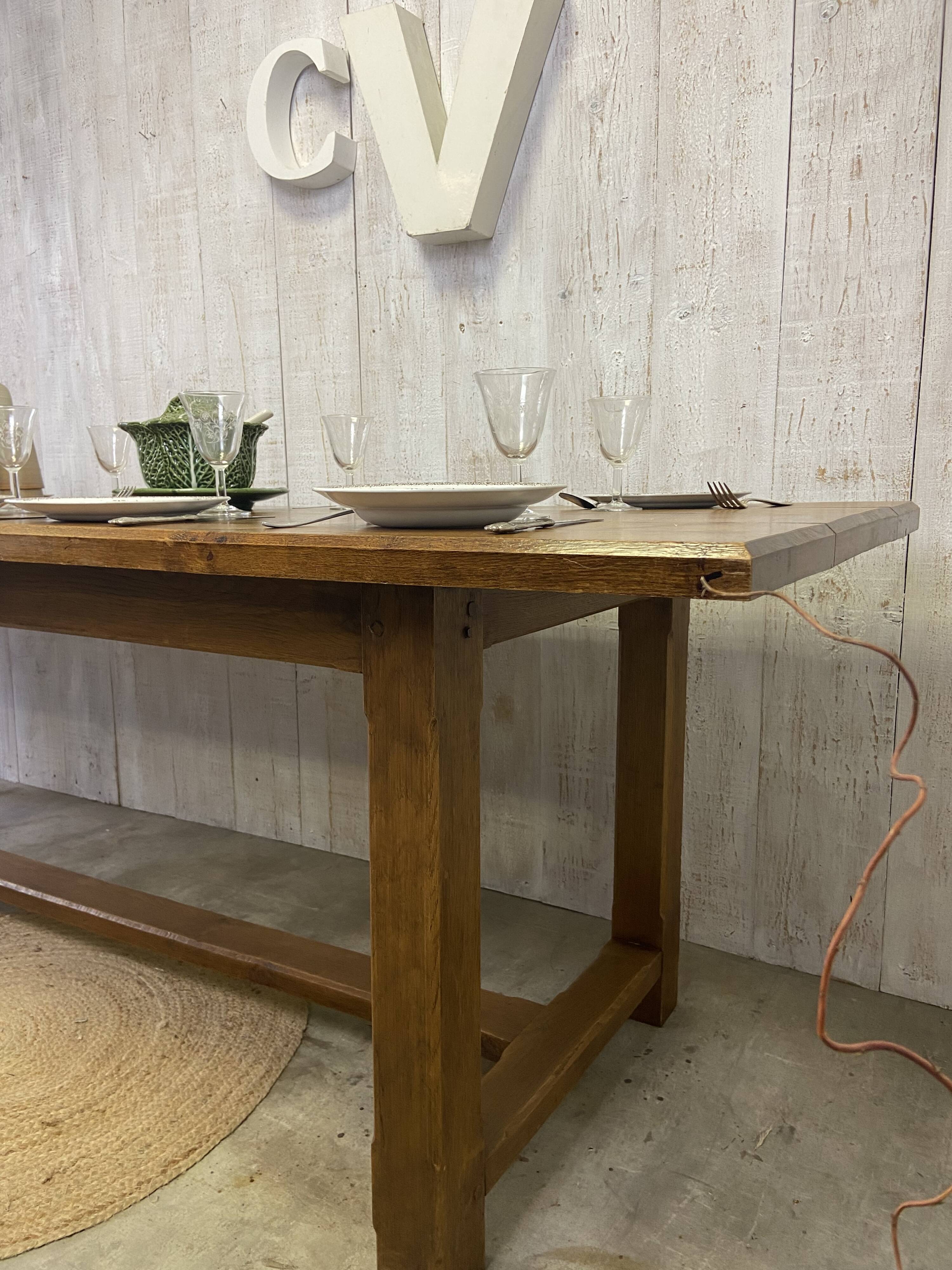 Table de ferme 280x77cm