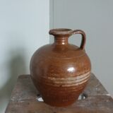Terracotta pitcher pottery glazed stoneware