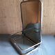 Barber mirror with shelf
