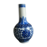 Vase soliflore en porcelaine de Chine Jingdezhen bleu