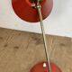 Lampe de table rouge vintage, années 1970