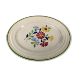 Plat de service Boch et frères de la Louvière modèle belles fleurs