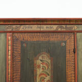 Painted Folk Art Bridal Cabinet 1830