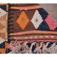 1970s Vintage Turkish Hand-Knotted Wool Cotton Brown Runner Rug 91x355