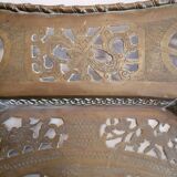 Openwork brass top. China 19 century. 12 sides. Asian art.