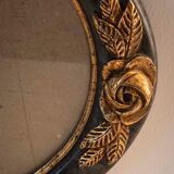 Oval art deco frame