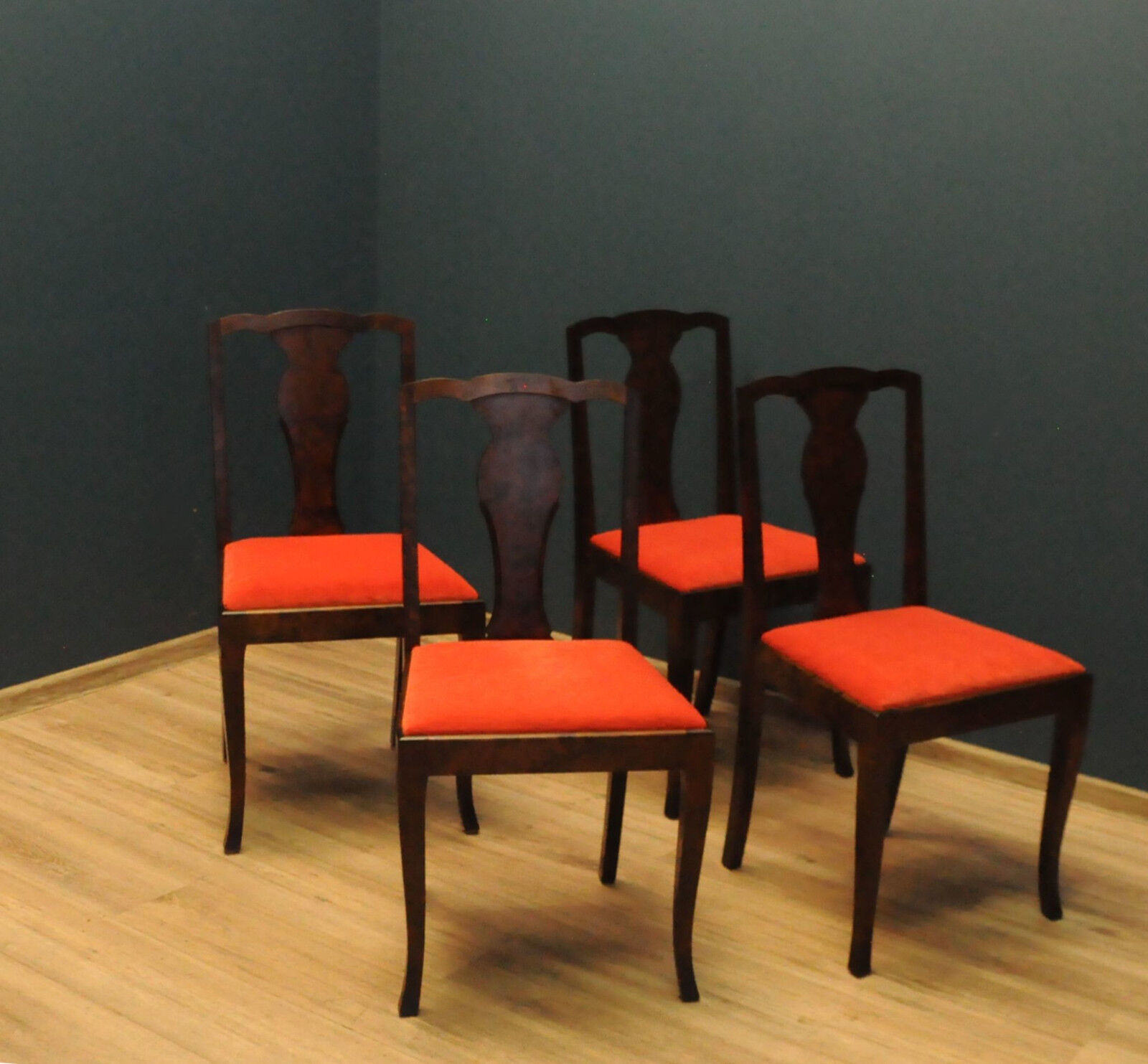 Set of 4 chairs by Oscar Edv Ekelunds Snickerifabrik AB Virserum, 1900