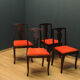 Set of 4 chairs by Oscar Edv Ekelunds Snickerifabrik AB Virserum, 1900