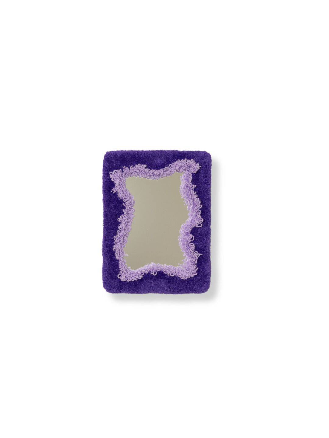Small purple organic mirror