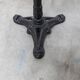 Marble and cast iron plant stand, 1960s, D30