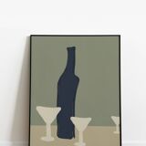 More wine plz, illustration