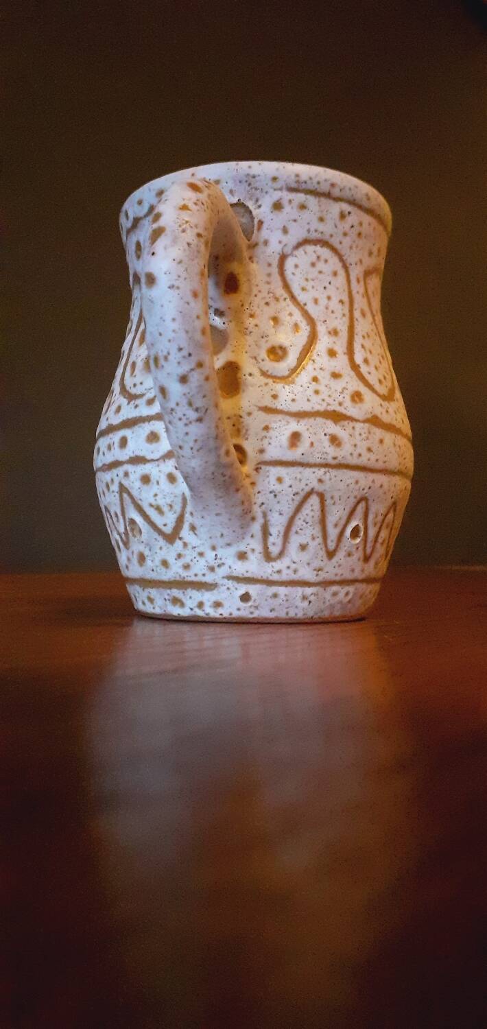 Pitcher year 50/60 ceramic by Jean Austruy (1910-2012) Vallauris