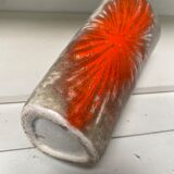 Flamed German ceramic vase