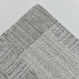 2x8 Kilim White Black Solid Kilim Runner Rug, 72x254Cm