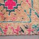 Tapis marocain vintage en laine colorée