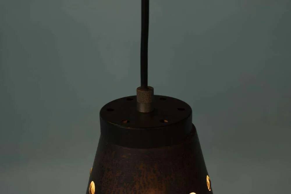 Vintage suspension by Peil & Putzler, brutalist style from the 50s/60s.