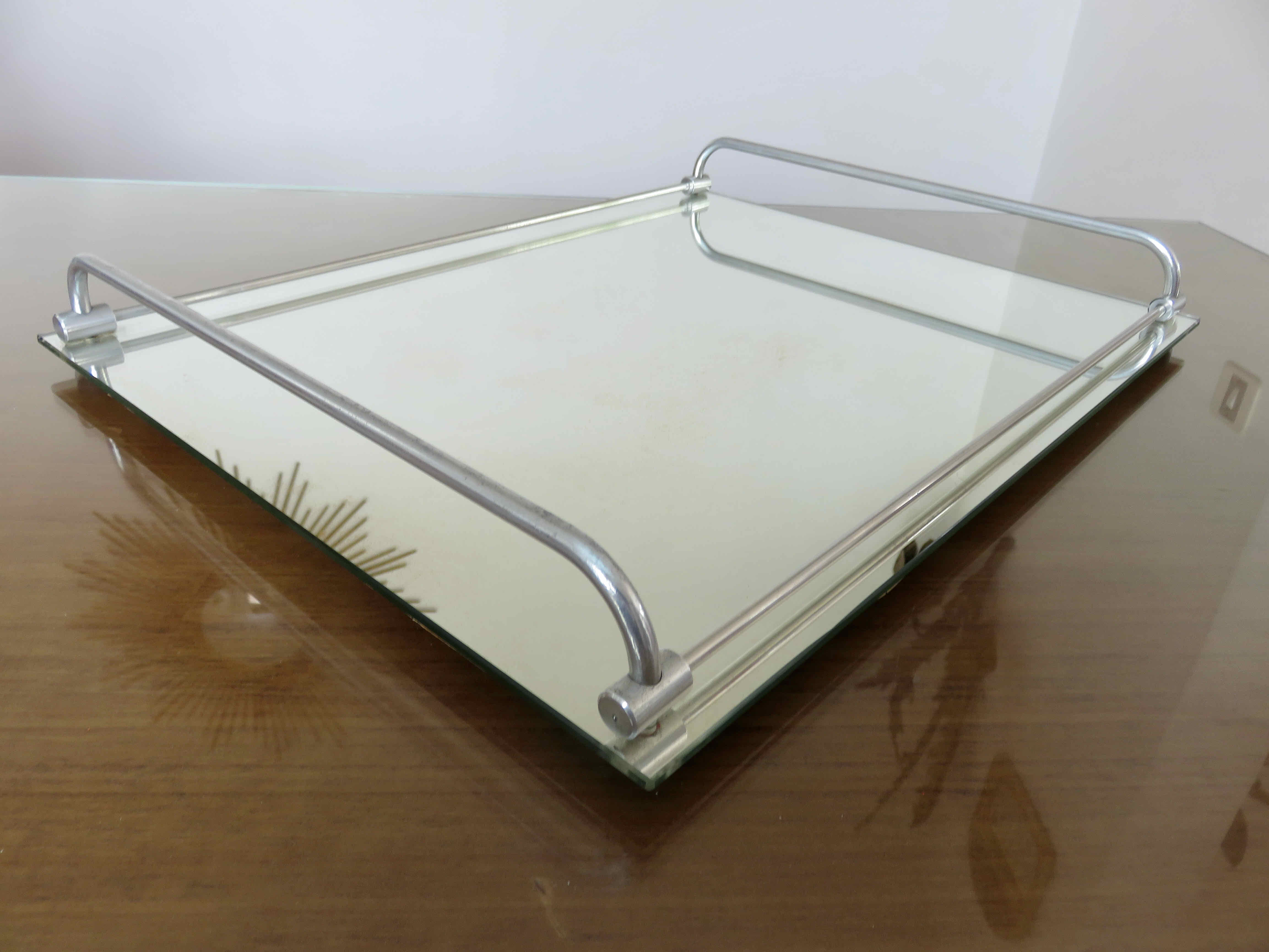 Modernist art deco mirror tray 1940