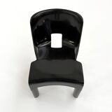 Chaise Universale noire modèle 4867 par Joe Colombo pour Kartell, 1970