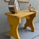 Patinated prayer bench