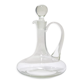 Vintage blown glass decanter