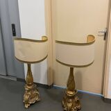 Pair of lighting fixtures / torchieres