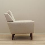 Cream armchair, Danish design, 1970s, production: Denmark