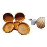 Lot 5 coupelles à crème brûlée