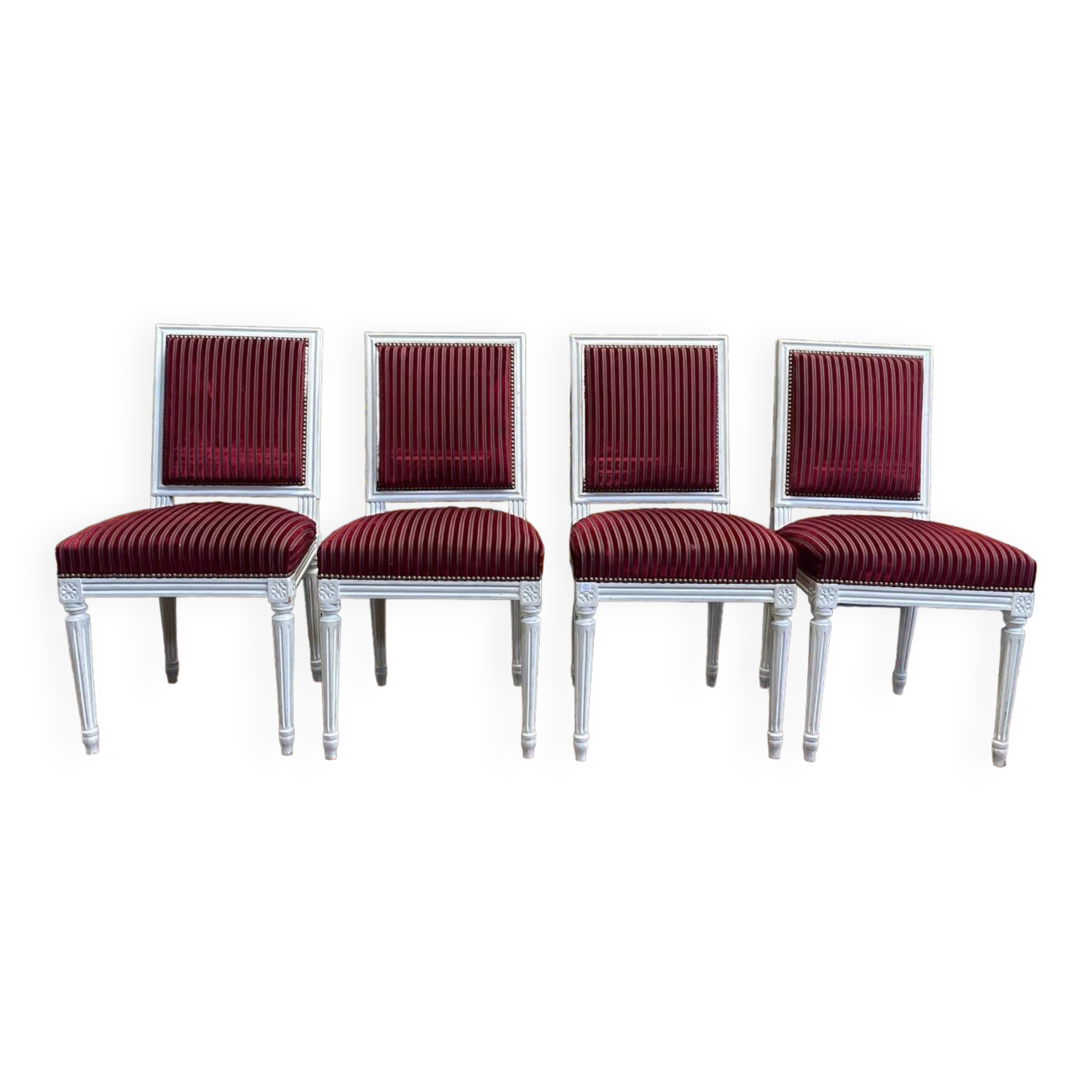 Suite of 4 Louis XVI style chairs
