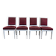 Suite de 4 chaises de style Louis XVI