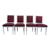 Suite of 4 Louis XVI style chairs