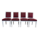 Suite de 4 chaises de style Louis XVI