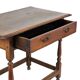 English table drawer lowboy antique solid oak 18th century 94cm