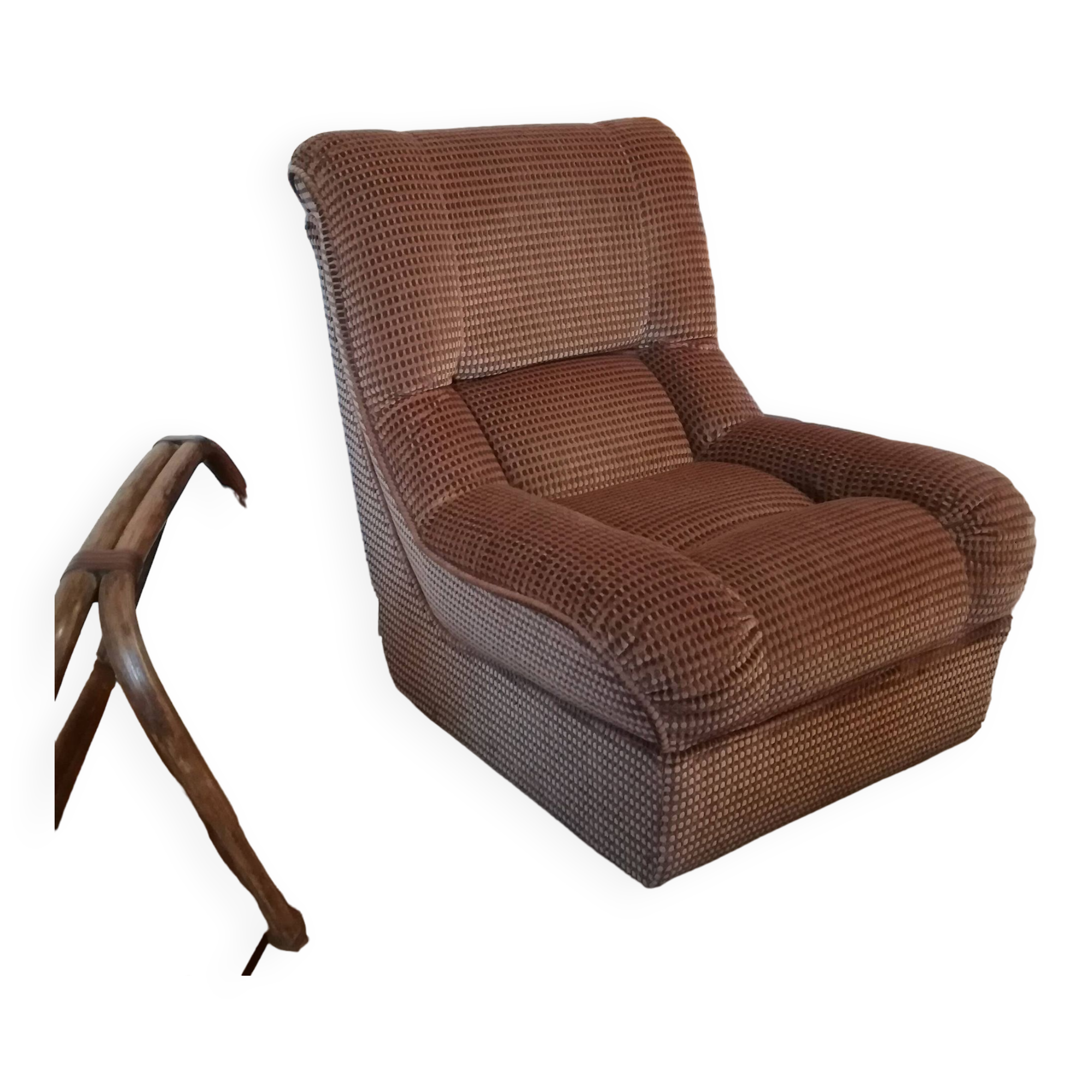 vintage velvet heater from the 70s and 80s