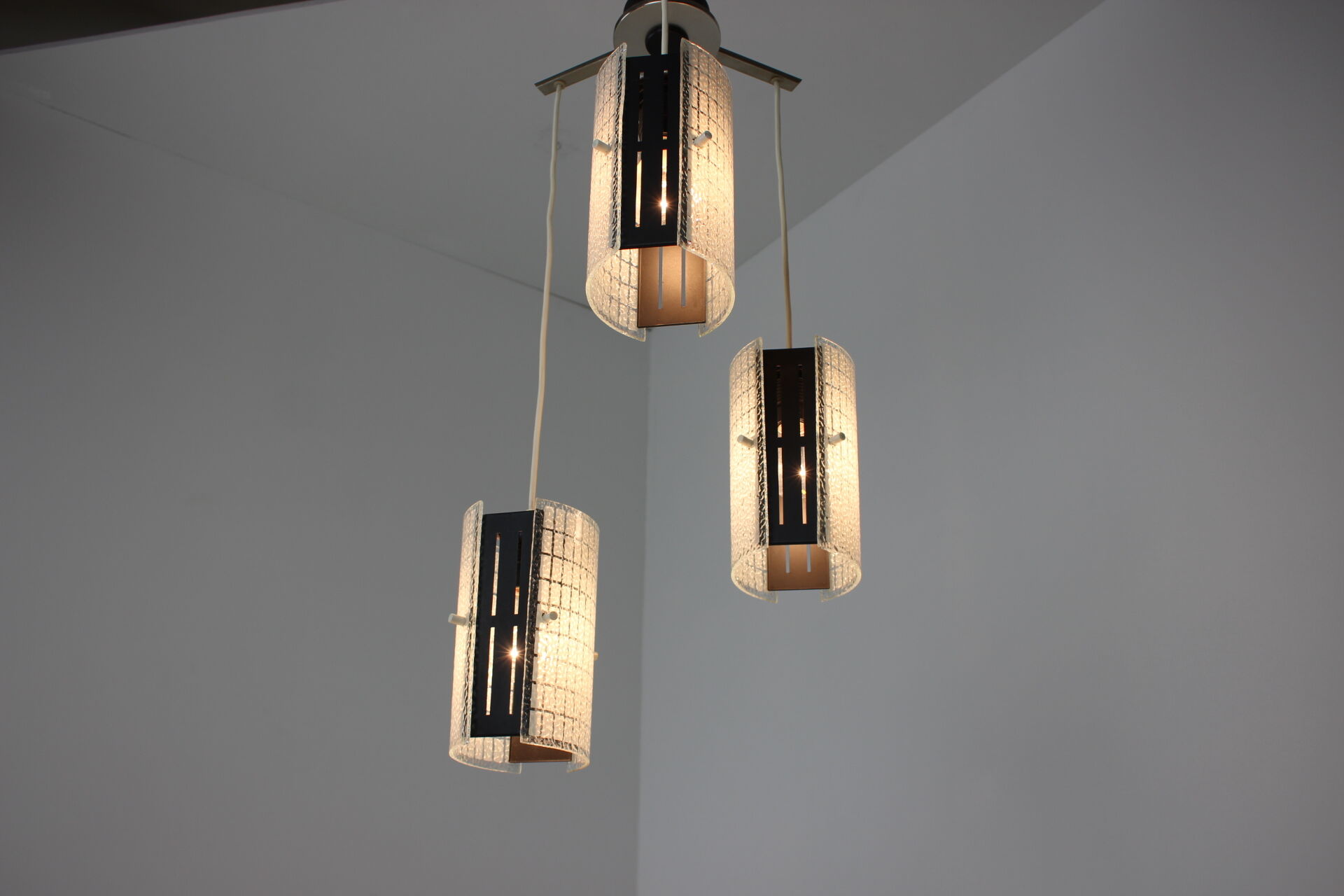 Mid-century german pendant, 1970's