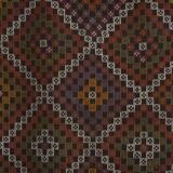 Turkish Geometric Jajim Flat-Weave Textile - Dining Room Kilim 5'3" X 8'10"