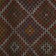 Turkish Geometric Jajim Flat-Weave Textile - Dining Room Kilim 5'3" X 8'10"