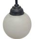 Lampe suspendue communiste vintage, Pologne, années 1970