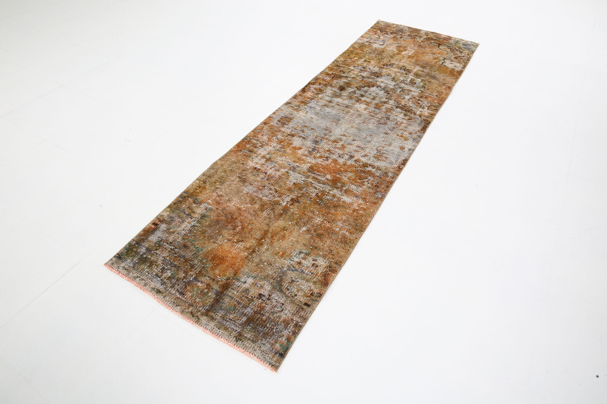 3x9 Vintage Oriental Runner Rug, 80x282Cm, Rug For Kitchen