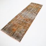 3x9 Vintage Oriental Runner Rug, 80x282Cm, Rug For Kitchen