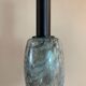 Pair of 1970s Putzler grey marbled pendant lights