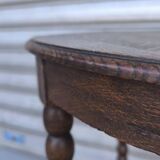 1930s turned wood side table