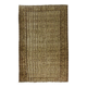 Tapis vintage turc tissé à la main unique en son genre - charme vintage rustique 243x 151